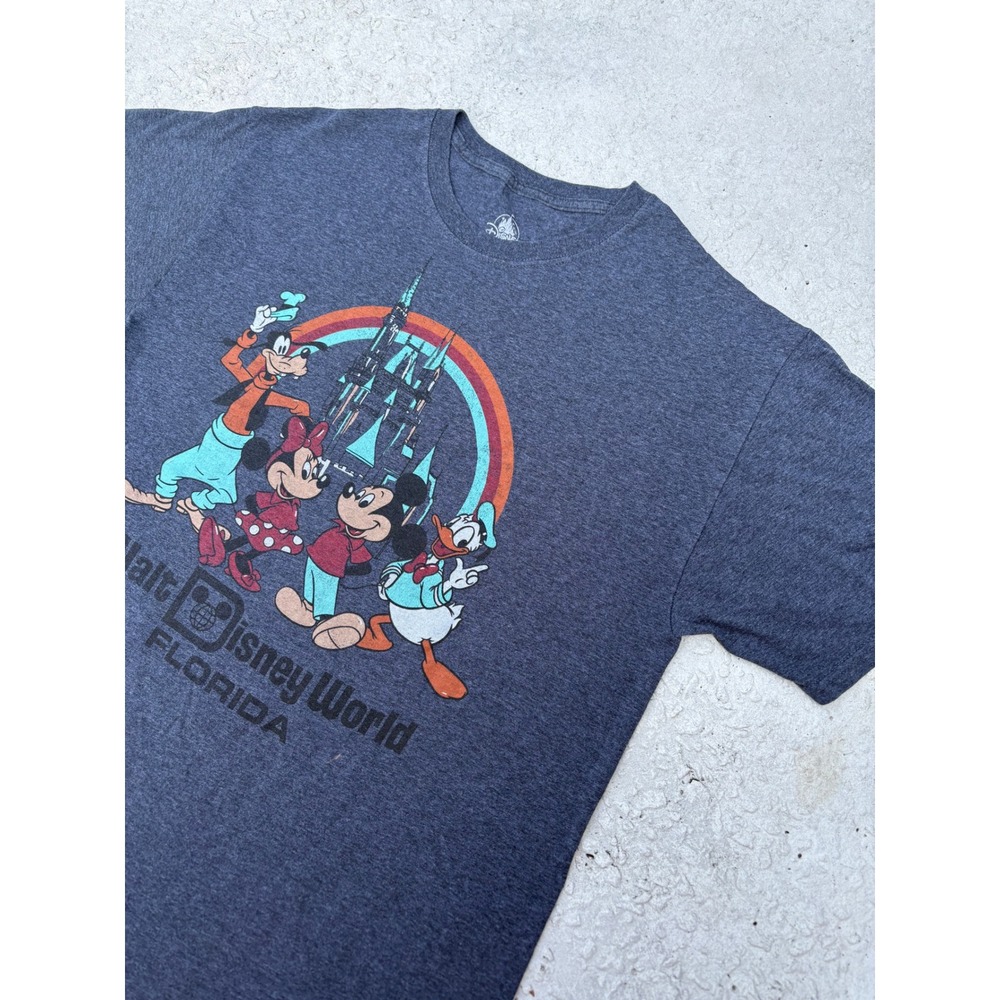 Disney Parks Walt Disney World Florida Mickey Mouse Graphic T-Shirt Mens Medium